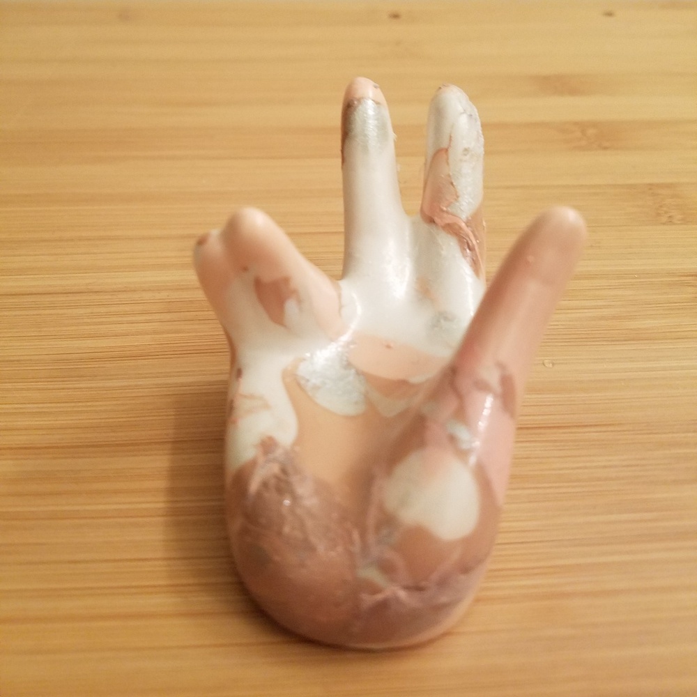 Decorated air plant/trinket holder